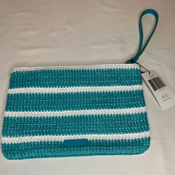 NWT - Vera Bradley Straw Wristlet Antilles Treasure - Picture 2 of 6